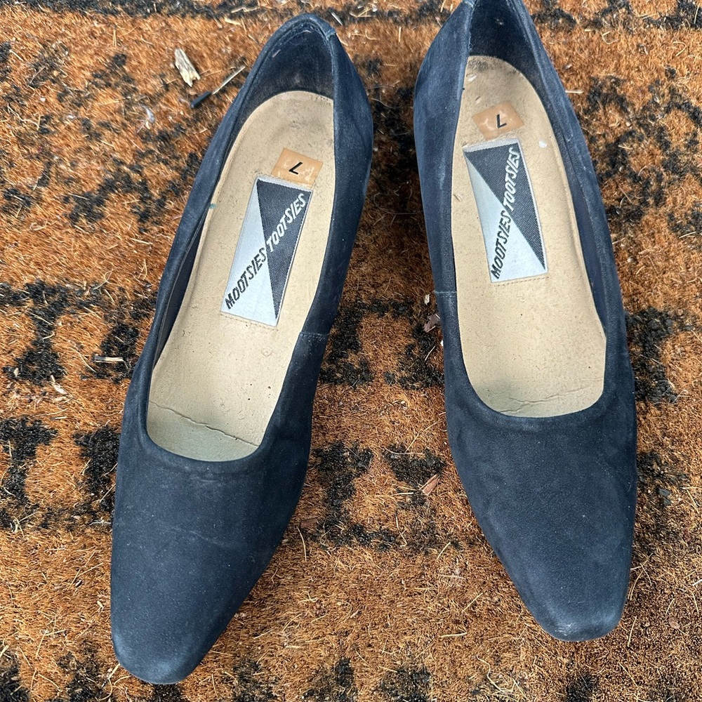 Mootsie Tootsies Vintage Black Heels size 7